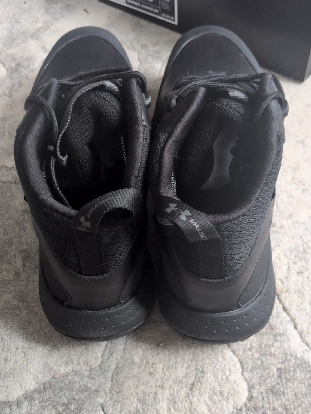 Under Armour Men’s Black Tactical Work Boots. - Picture 5 of 9